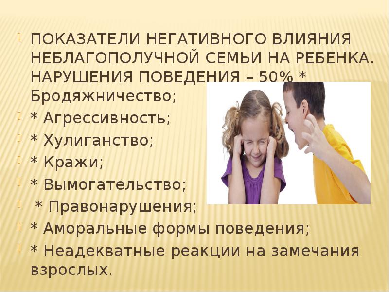 Презентация неблагополучная семья