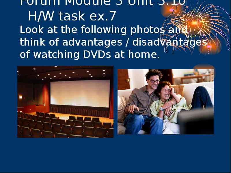 Forum Module 3 Unit 3.10  H/W task ex.7 Look at