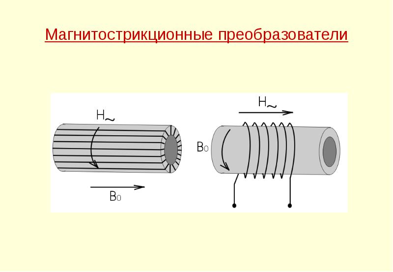 Схема магнитострикционный преобразователь