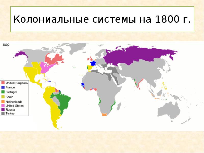 Колонии франции в 18 веке презентация