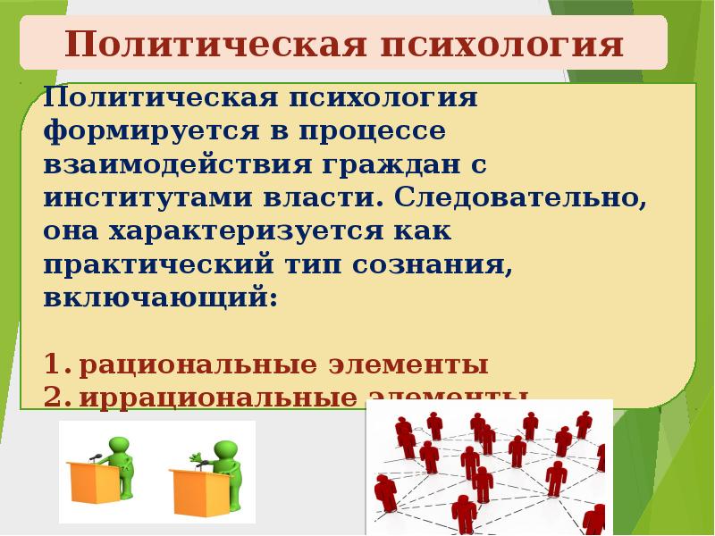 Презентация по обществознанию 11 класс политическое сознание