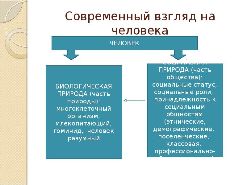 Природа и сущность человека презентация