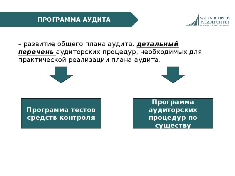 Аудиторские процедуры презентация