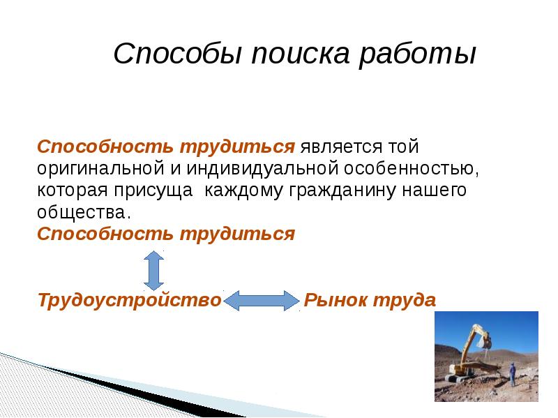 Презентация на тему поиск работы