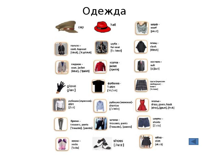 Магазин Одежды На Английском Переводчик