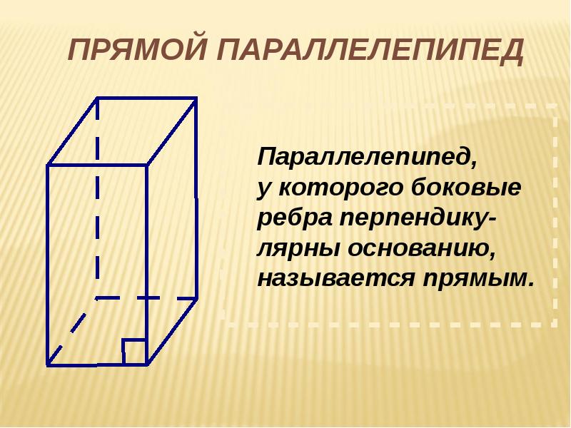 Презентация про параллелепипед