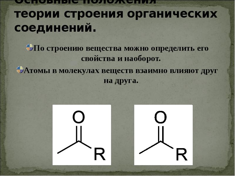 Строение соединений