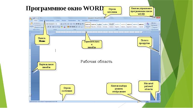 К числу основных функций текстового редактора относятся