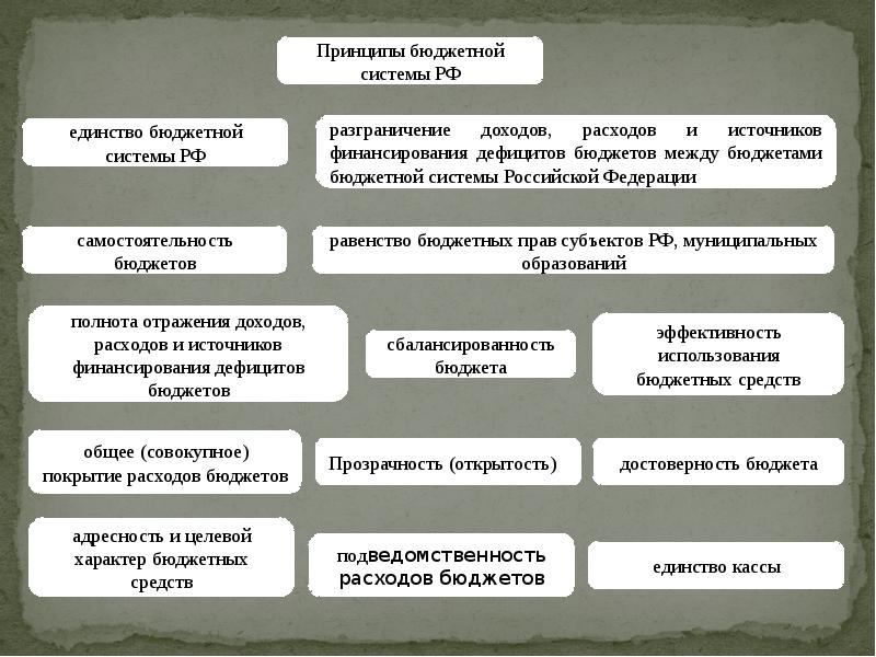 Принципы разграничения доходов. Единство бюджетной системы. Разграничение доходов бюджетов.