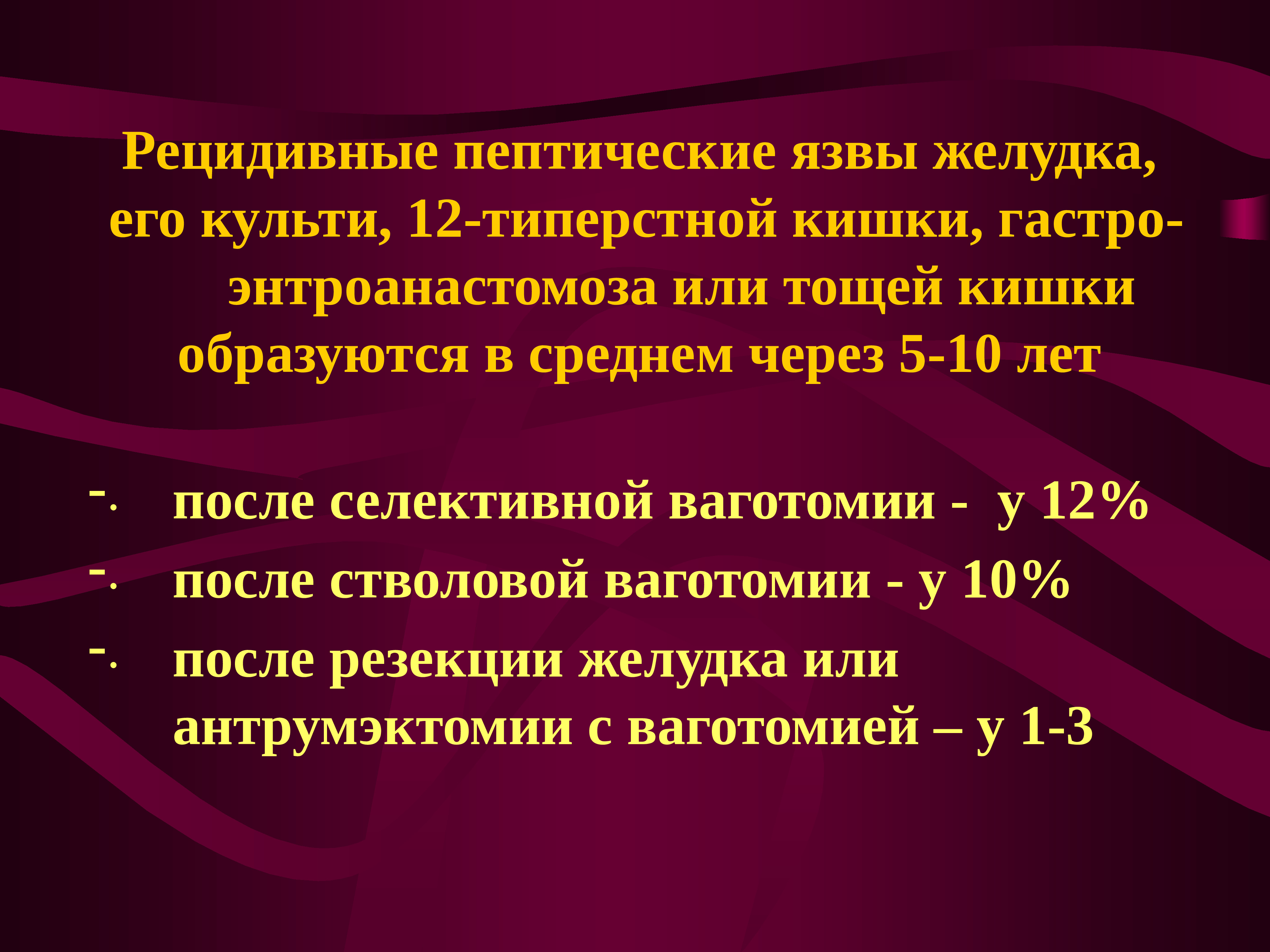 Презентация болезнь оперированного желудка