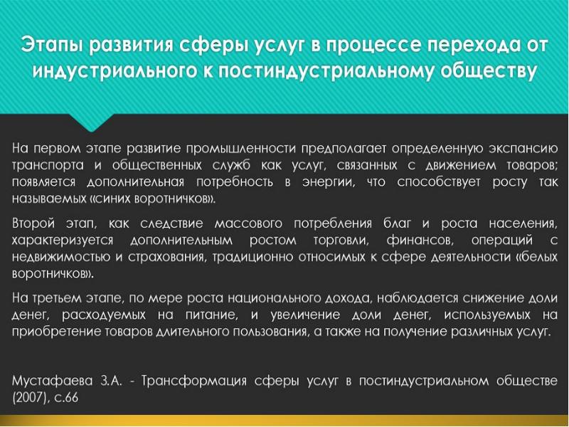 Современные особенности развития