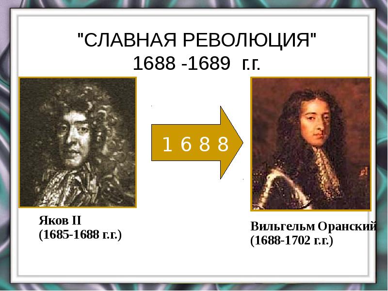 Революция 1688. Славной революции (1688-1689) в Англии. Вильгельм Оранский 1688-1702 г.г. Славная революция 1688. Славная революция в Англии.