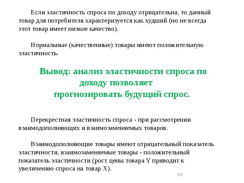 План по теме спрос и предложение