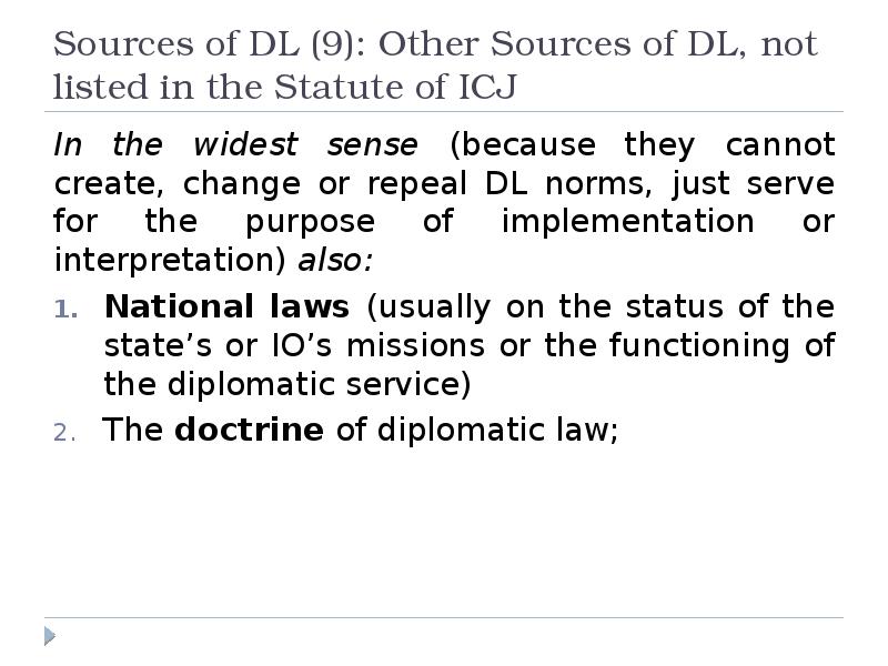 Sources of DL (9): Other Sources of DL, not listed in Sources of DL (9): Other Sources of DL, not listed in