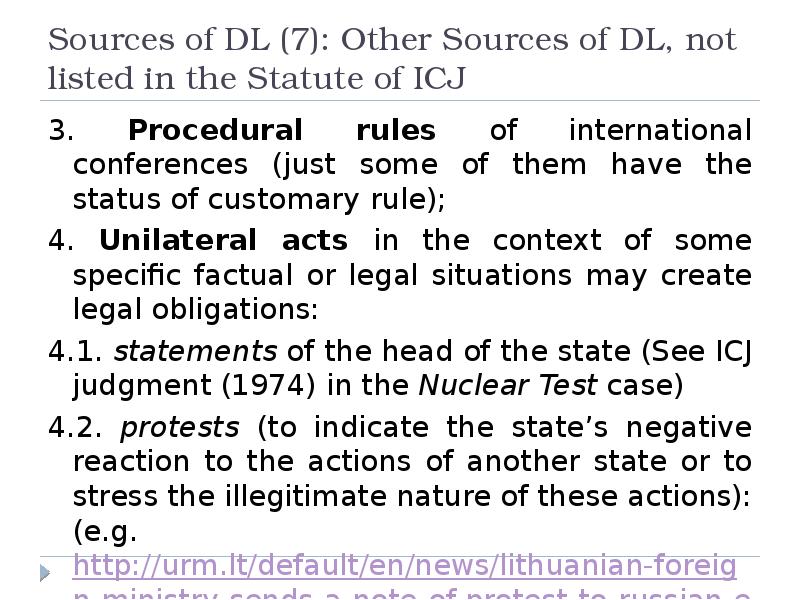 Sources of DL (7): Other Sources of DL, not listed in Sources of DL (7): Other Sources of DL, not listed in
