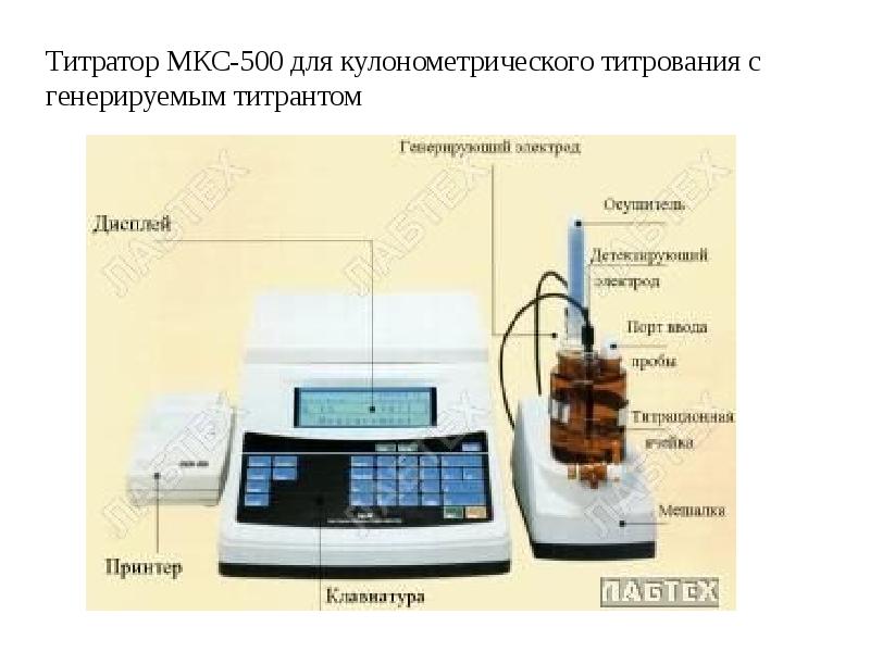 Кулонометрическое титрование презентация