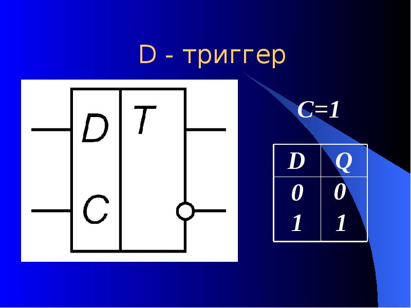 D - триггер