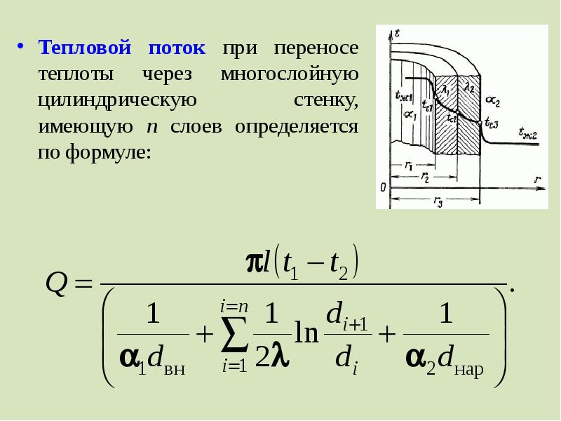 Непрерывное перемещение теплового потока от обогреваемой поверхности образца вглубь