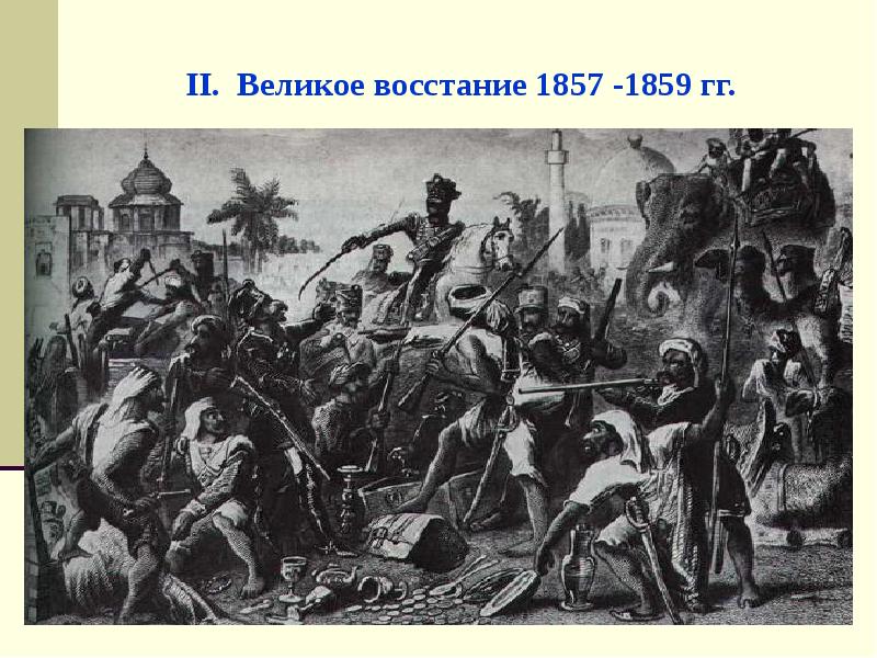 II. Великое восстание 1857 -1859 гг. II. Великое восстание 1857 -1859 гг.