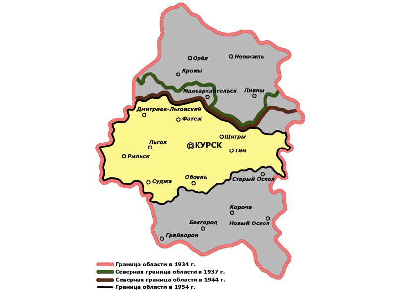 Карта курской области граница с украиной на карте на сегодня