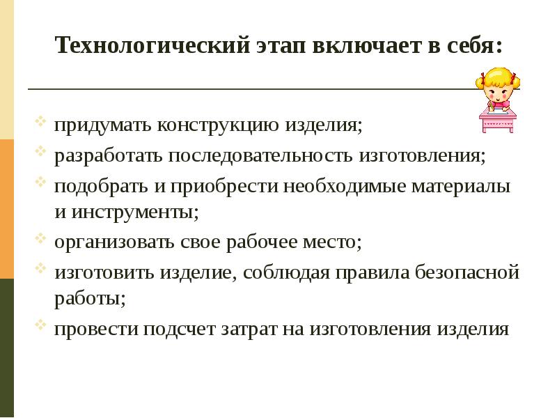 Выполнение творческого проекта начинается с и заканчивается