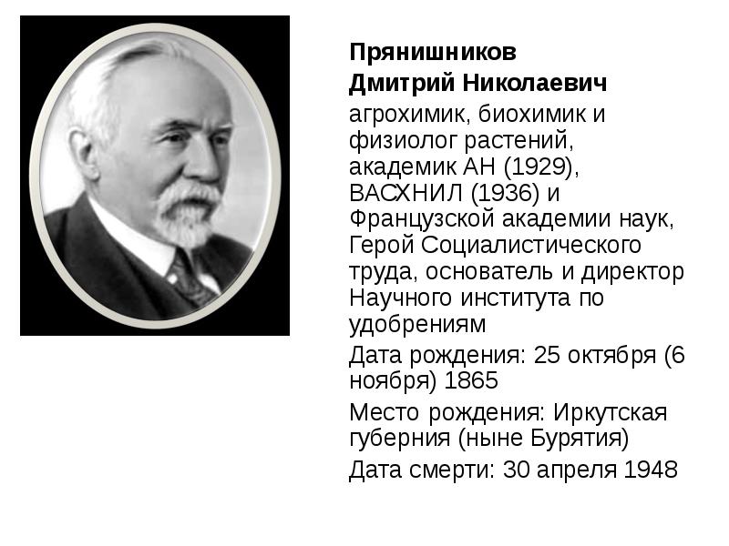 Для постановки опытов с видами удобрений используют схему которую использовал еще д н прянишников