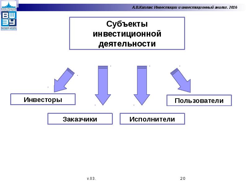 Субъектами реализации проекта могут быть