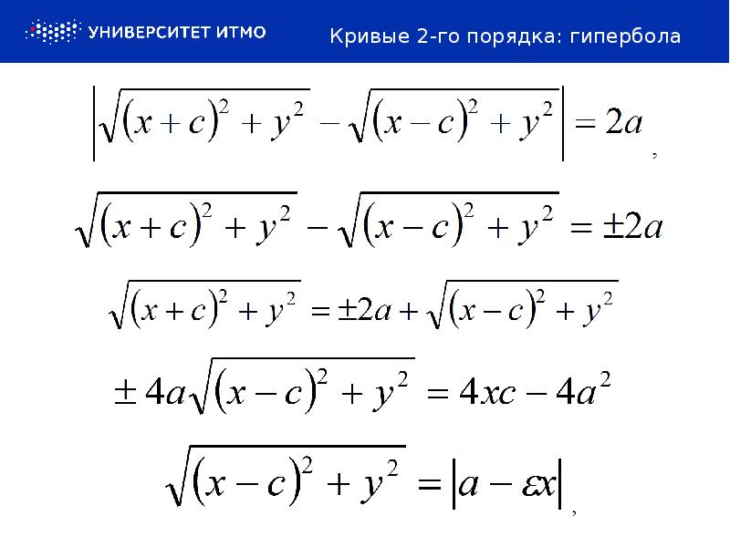 Презентация эллипс гипербола парабола 10 класс