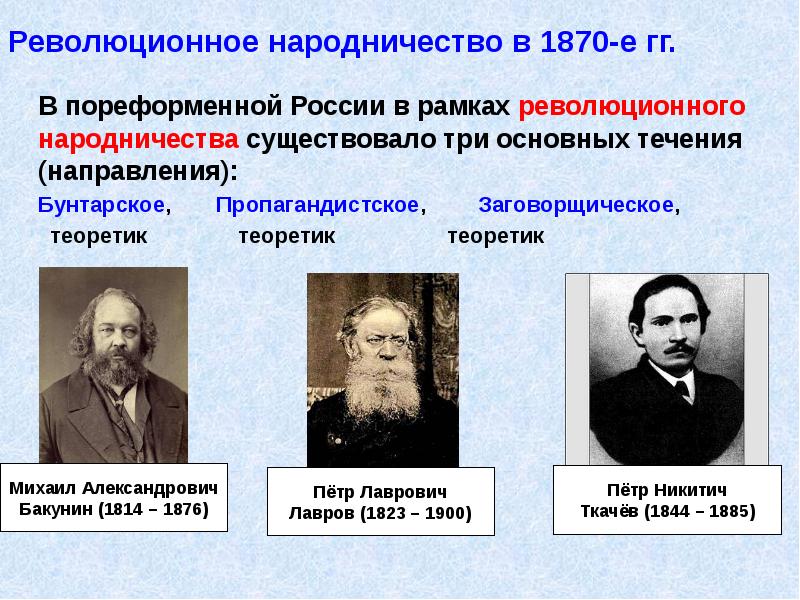 Общественное движение при александре 2 и политика правительства презентация 9