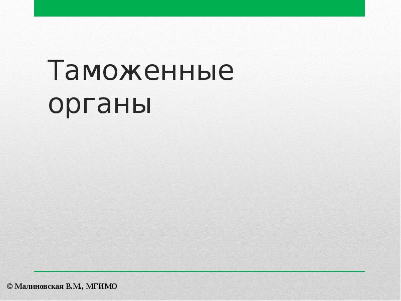 Презентация таможенное дело