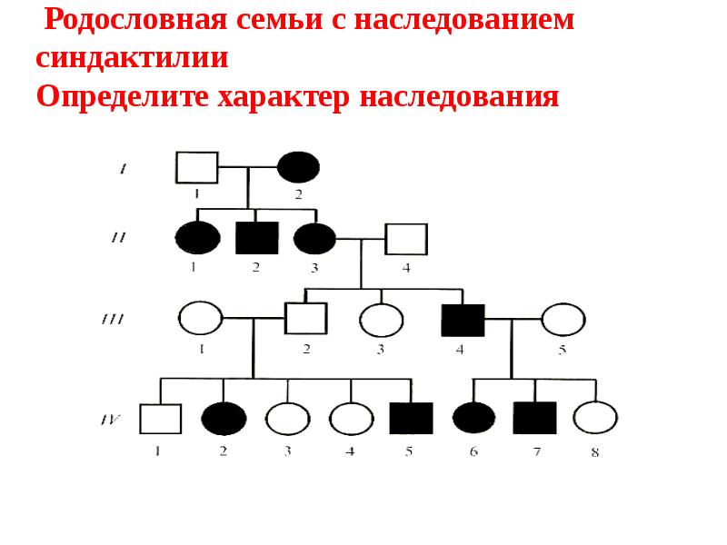 Характер наследования