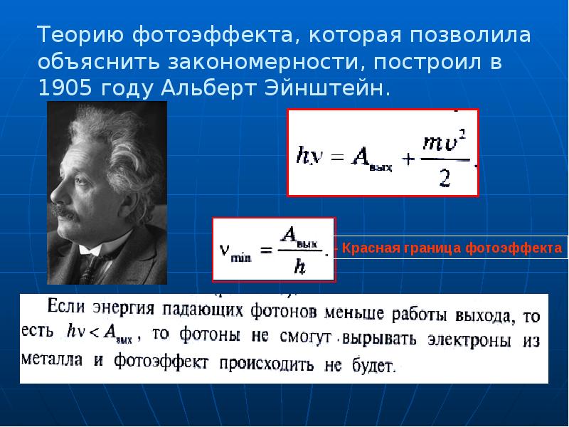 Квантовая гипотеза планка фотоны фотоэффект презентация