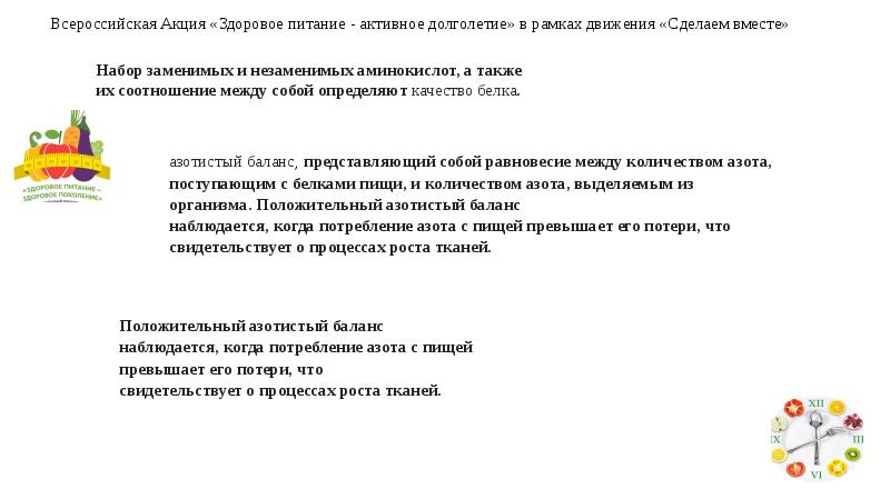 Здоровое питание активное долголетие презентация