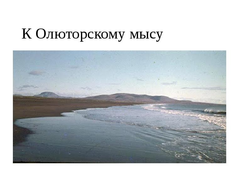 К Олюторскому мысу К Олюторскому мысу