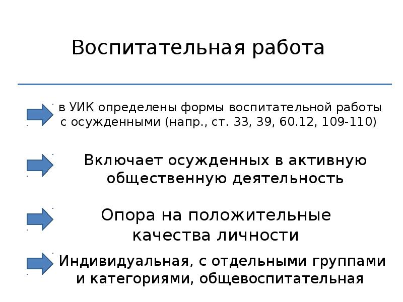 Методы вр. Методы исправления осуждённых. Основные средства исправления осужденный. План воспитательной работы с осужденными.