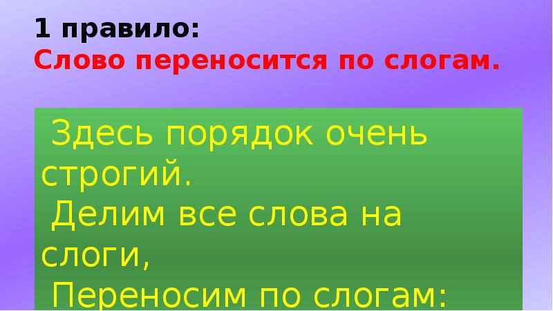 Презентация по русскому языку 1 класс перспектива перенос слова