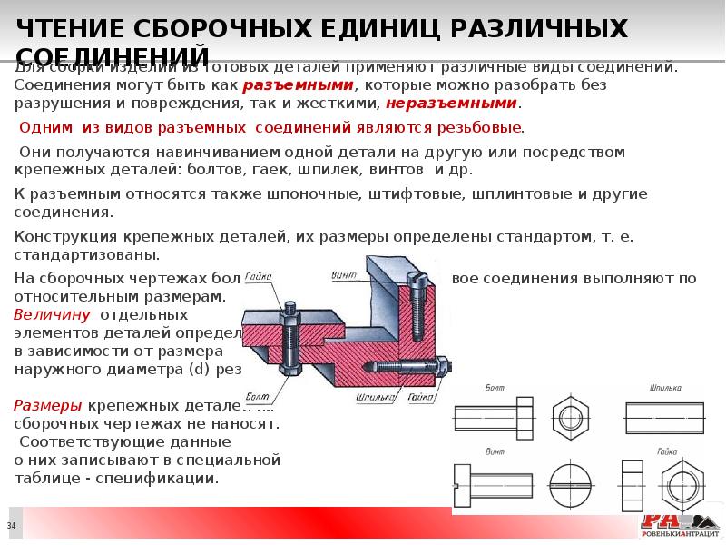 Чтение технических чертежей