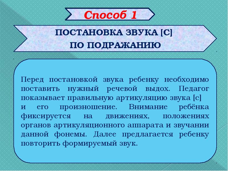 Постановка звука с презентация