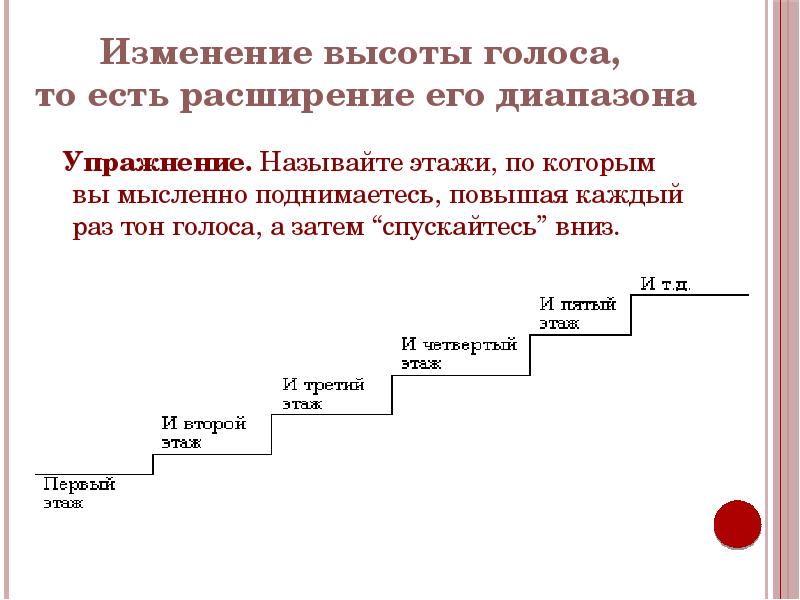 Повышение тона голоса