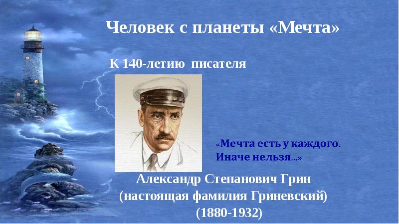 Александр грин презентация