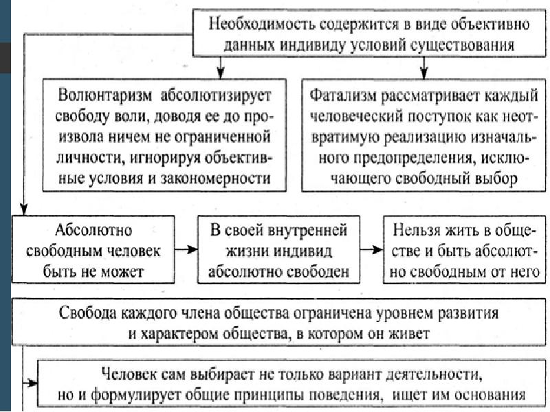 Презентация по теме свобода и необходимость в деятельности человека 10 класс