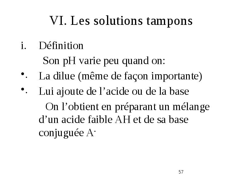 Les acides et les bases