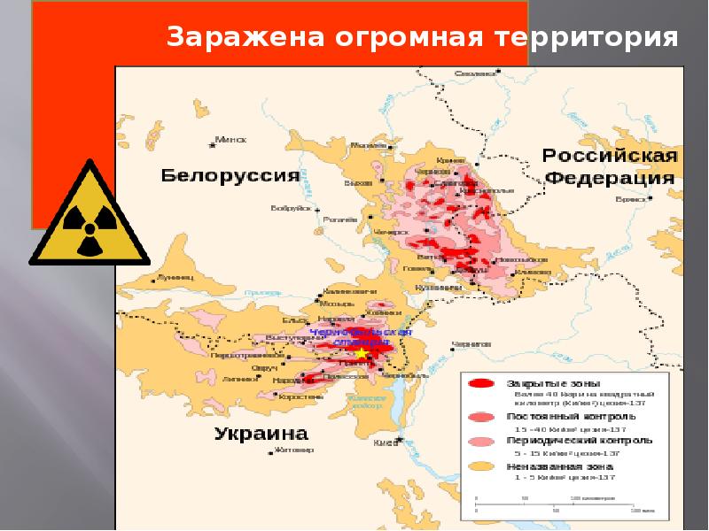 Территория аварии на чернобыльской аэс