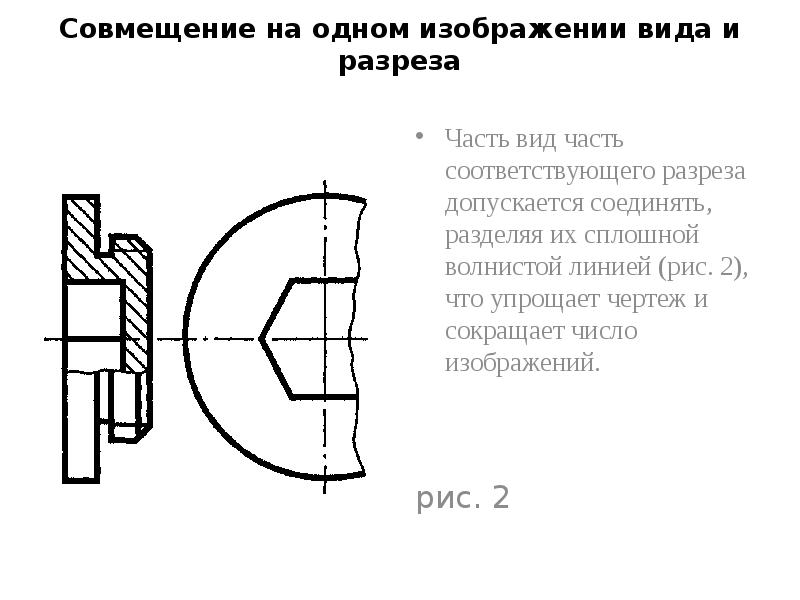 Условности и упрощения на машиностроительных чертежах