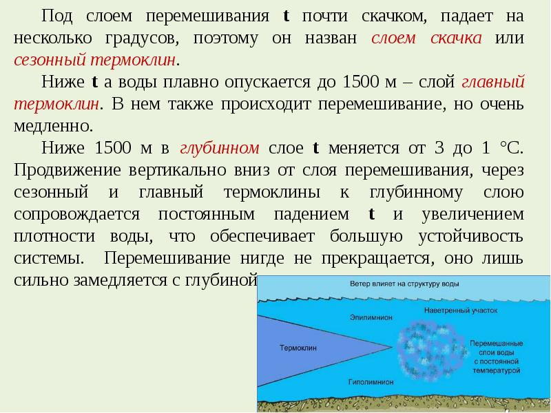 Несколько градусов. Охрана поверхностных и подземных вод. Слой перемешивания это. Методы исследования подземных вод. Перемешивание слоев воды.