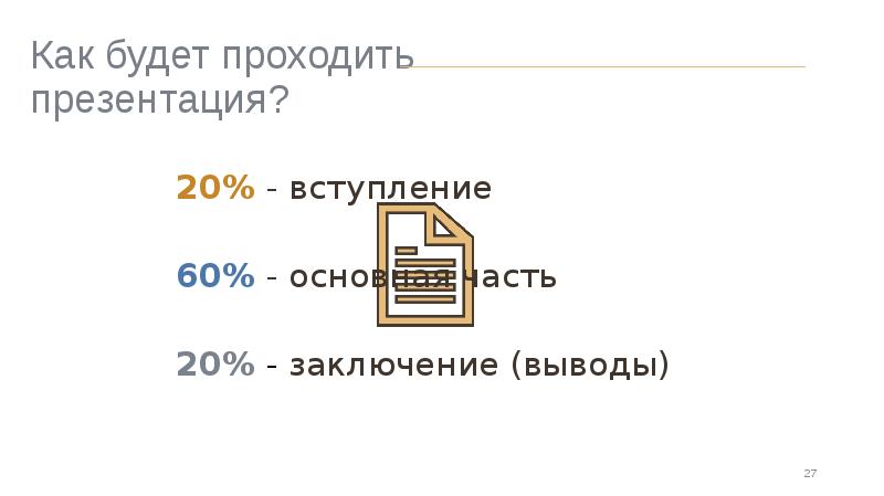 Как проходит презентация