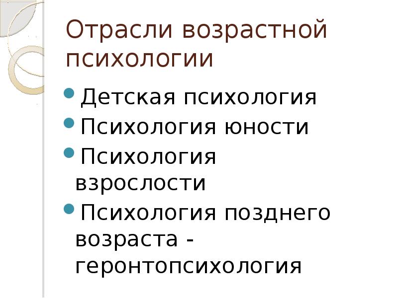 Возрастная психология юность презентация