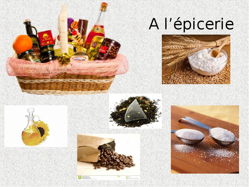A l’épicerie A l’épicerie