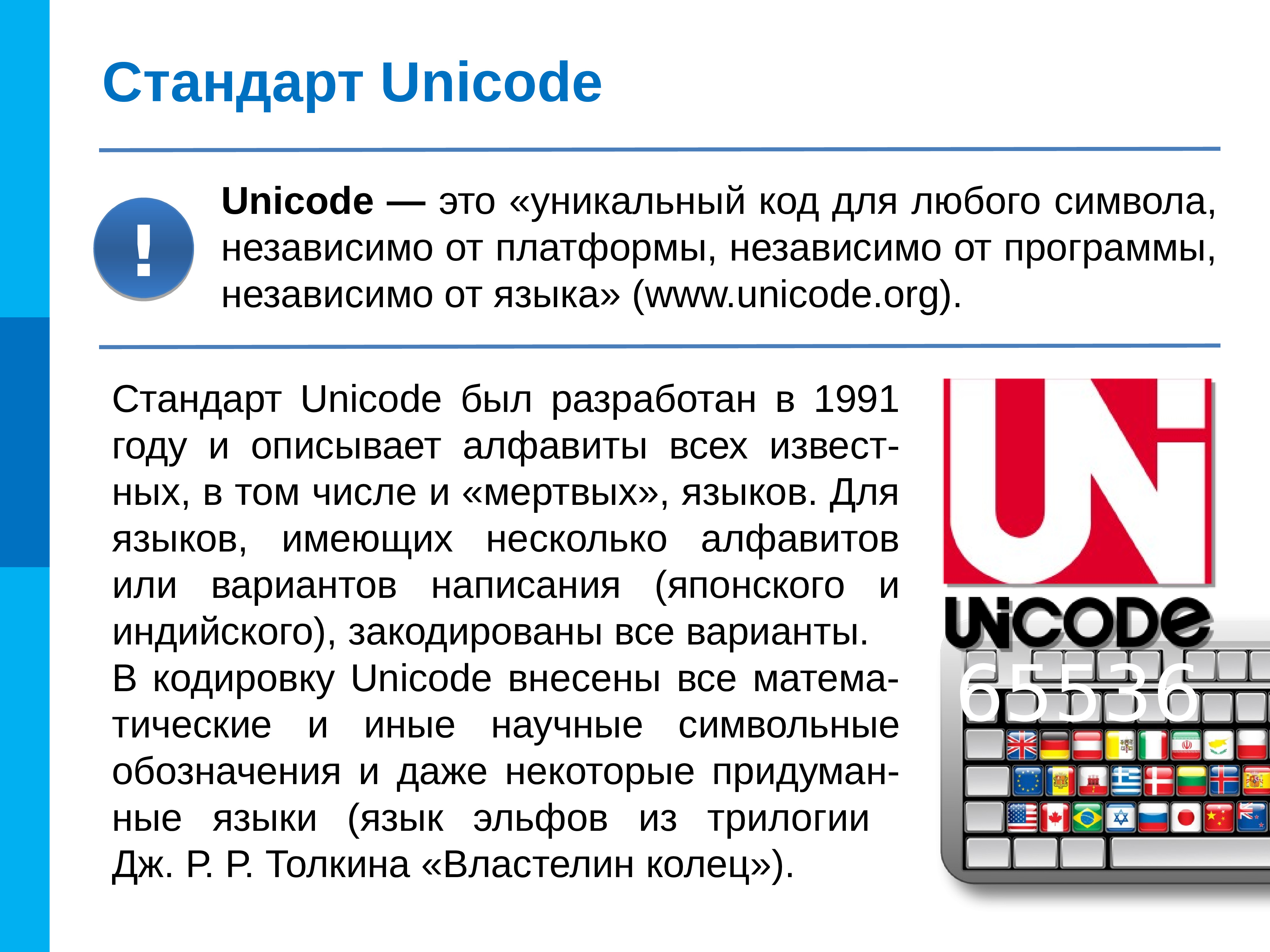 Кодировка unicode сообщение. Стандарт Unicode. Стандарт кодирования Unicode. Сообщение 