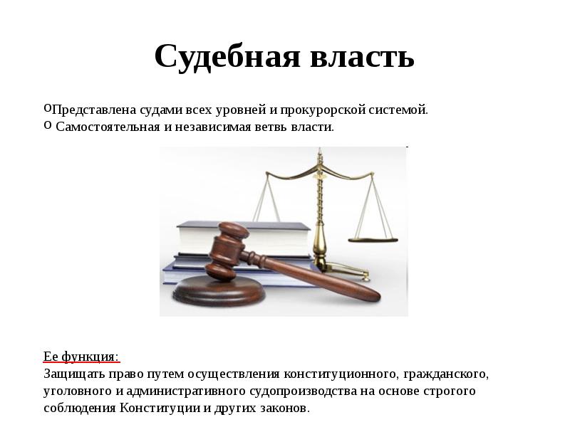 Проект судебная власть